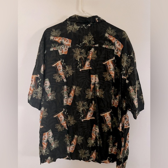 Puritan Men’s Hawaiian Button Up Shirt with beer print - Picture 3 of 4